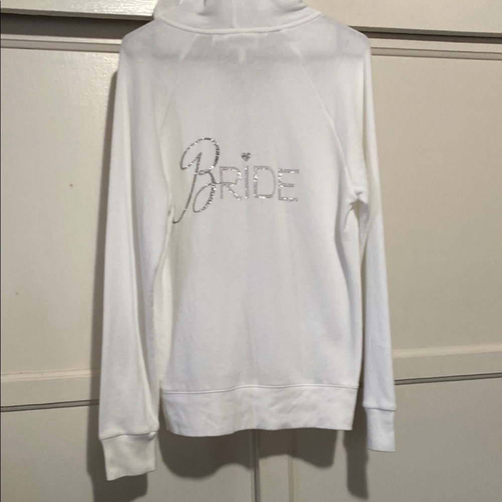 Victoria's Secret White Long Sleeve Hoodie